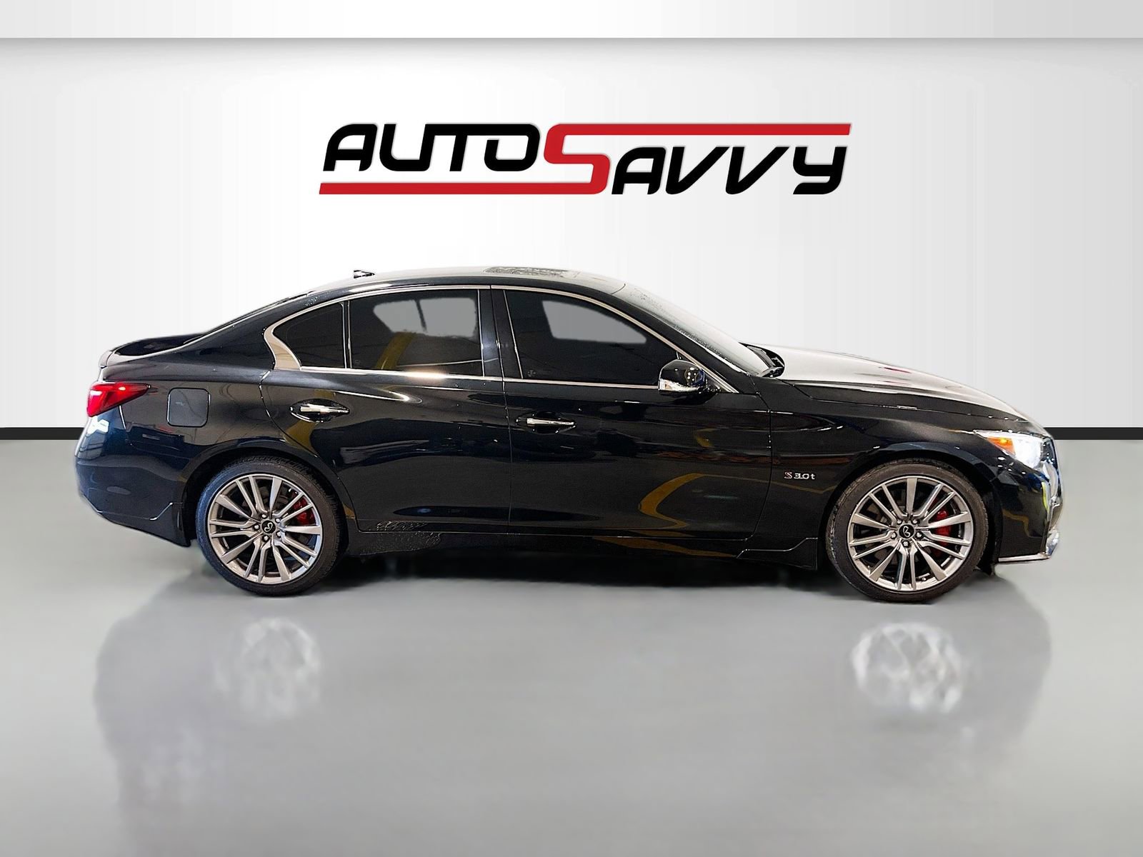 Used 2019 INFINITI Q50 Red Sport 400 w/ Proactive Package image 8