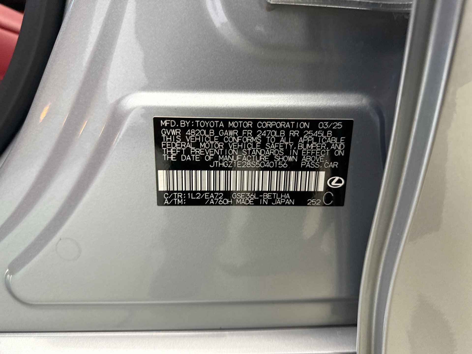 Used 2025 Lexus IS 350 F Sport w/ Navigation Package AWD/4WD image 21