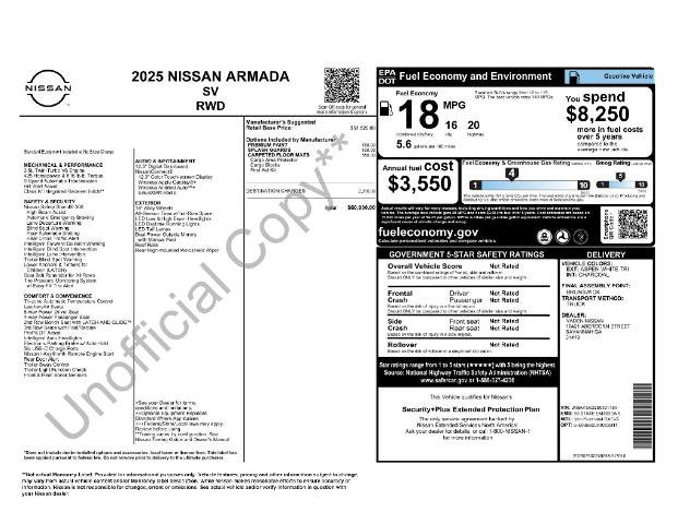Certified 2025 Nissan Armada SV RWD image 22