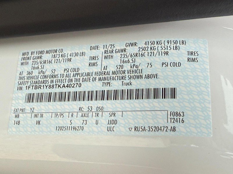 New 2026 Ford Transit 250 Low Roof image 20