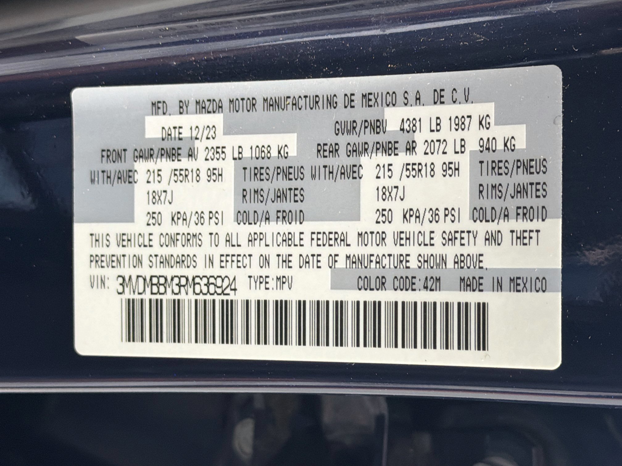 Used 2024 MAZDA CX-30 AWD 2.5 S w/ Select Sport Pkg image 12