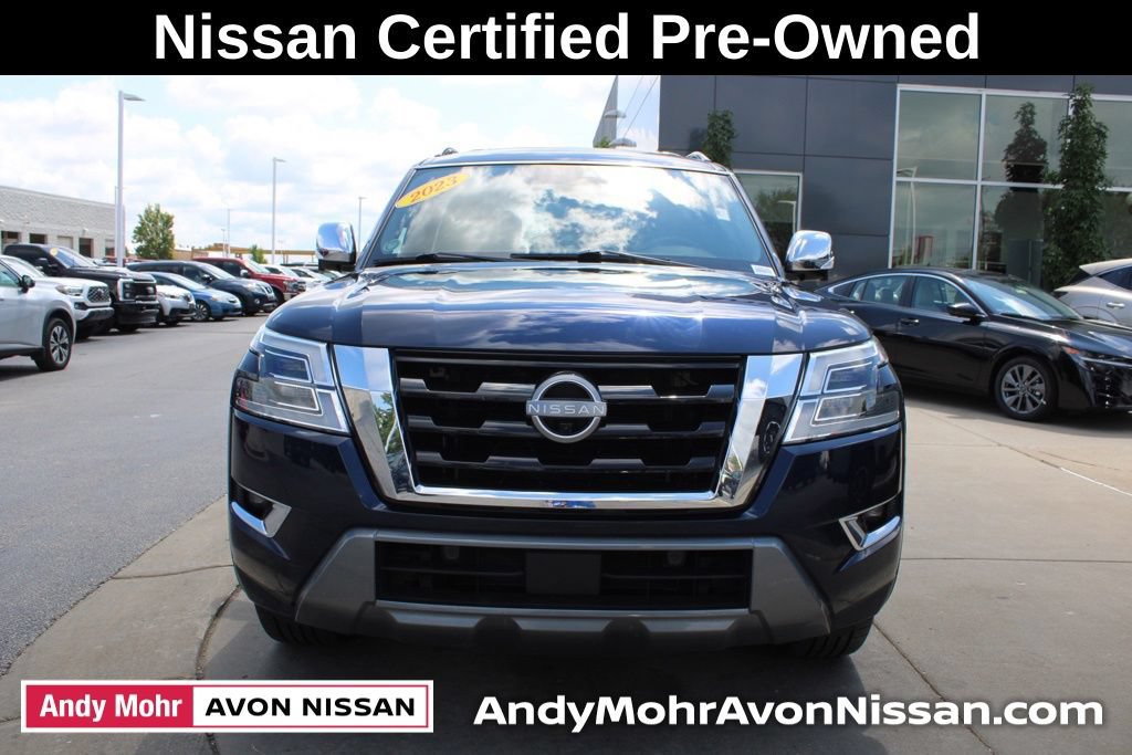 Certified 2023 Nissan Armada Platinum w/ Captain's Chairs Package AWD/4WD video 2
