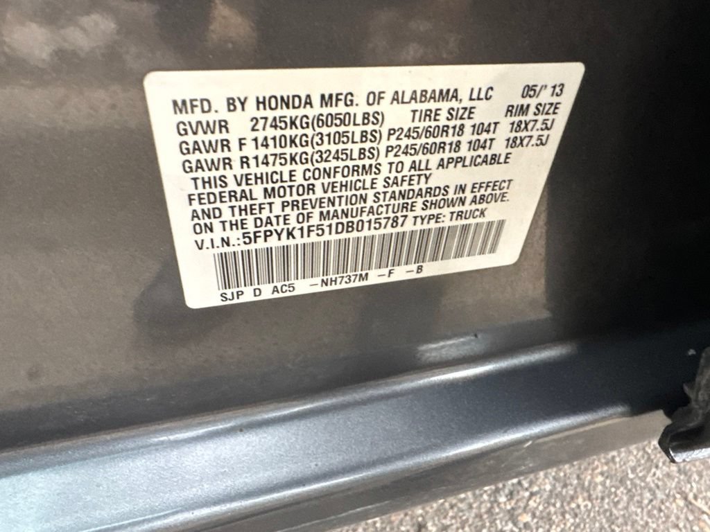 Used 2013 Honda Ridgeline RTL image 5