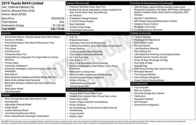Used 2019 Toyota RAV4 Limited image 7