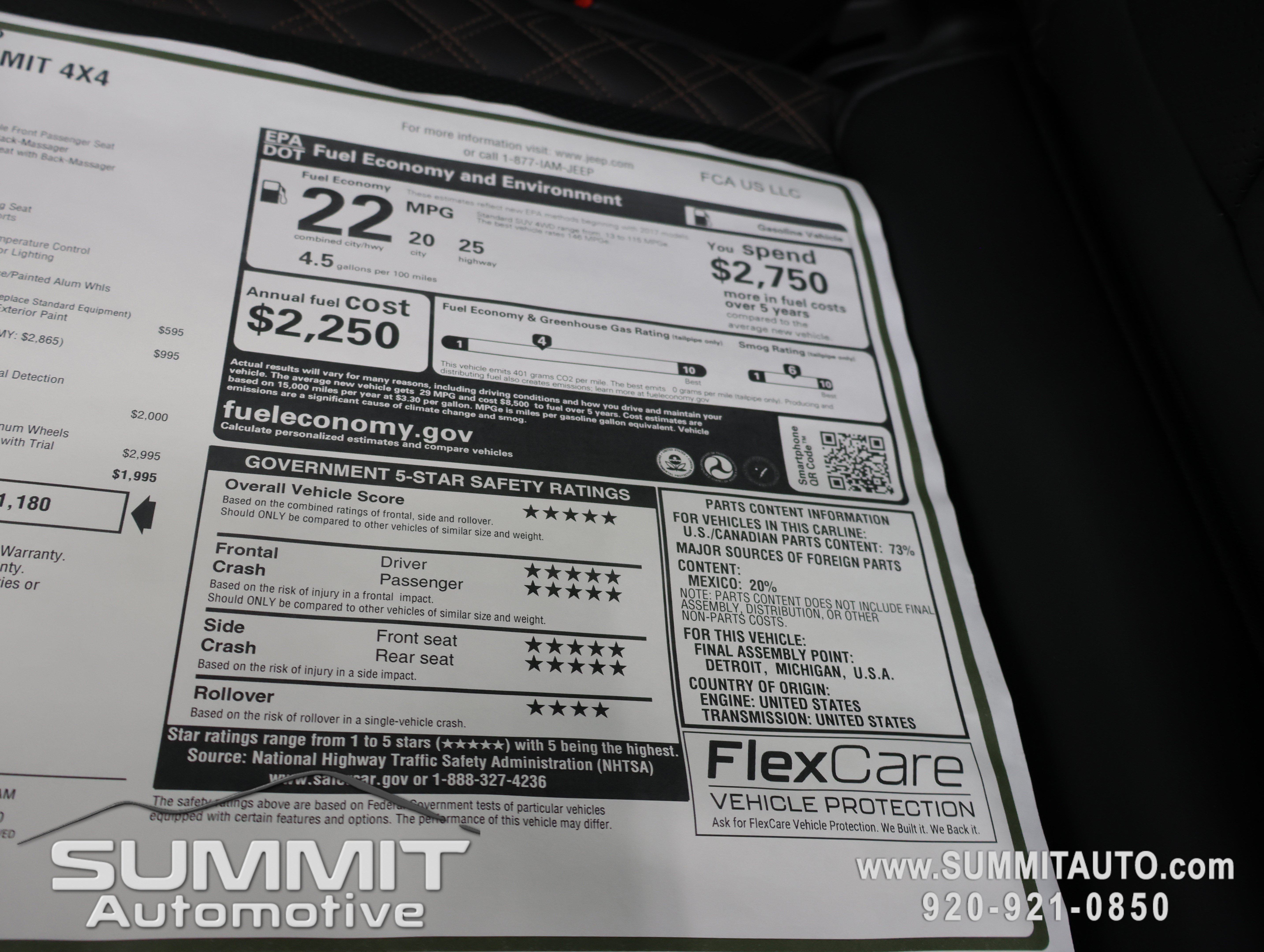 New 2026 Jeep Grand Cherokee L Summit w/ Obsidian Package AWD/4WD image 48