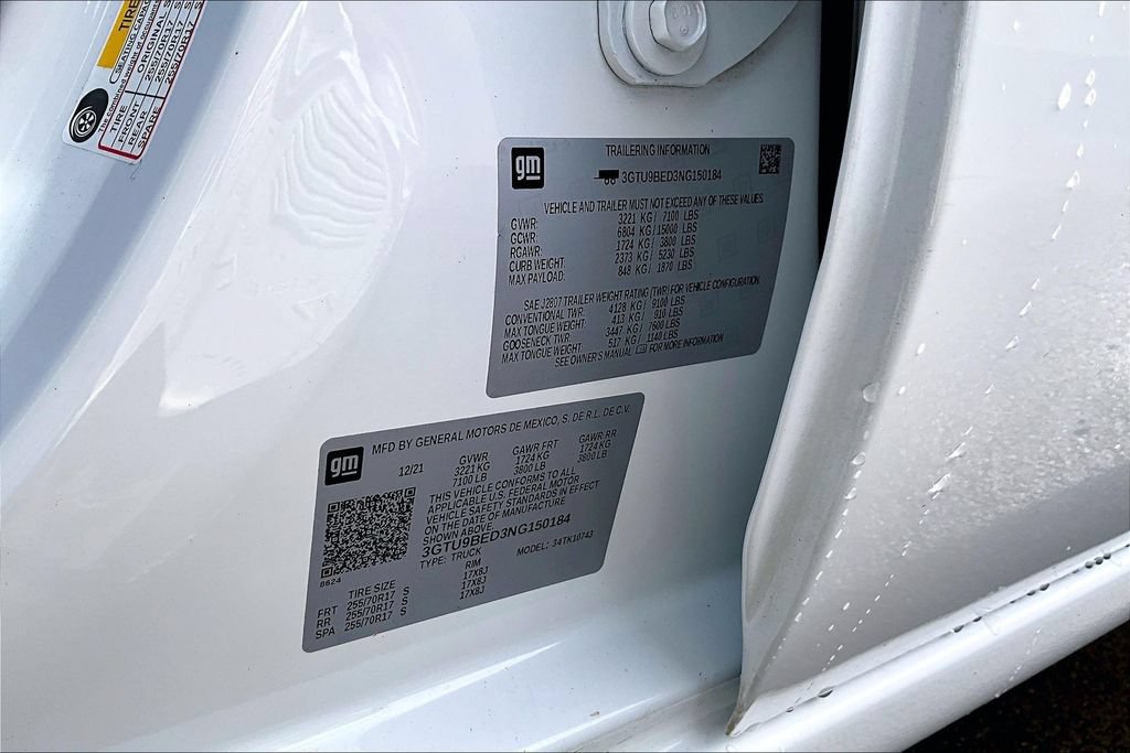 Used 2022 GMC Sierra 1500 SLE AWD/4WD image 35