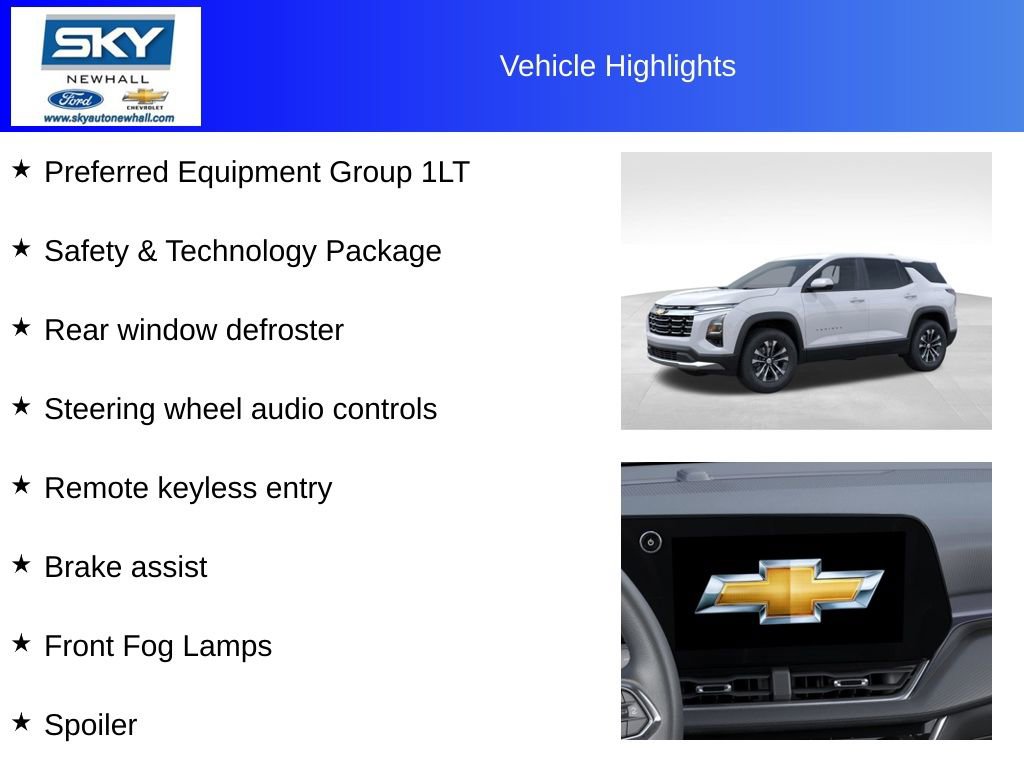 New 2025 Chevrolet Equinox LT w/ Safety and Technology Package image 12