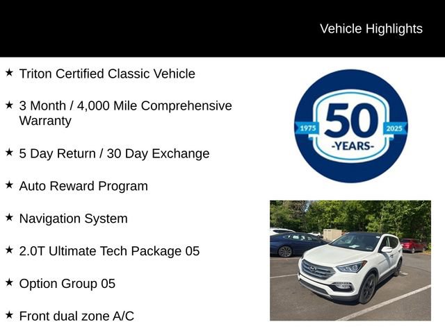 Used 2018 Hyundai Santa Fe Sport w/ 2.0T Ultimate Tech Package 05 AWD/4WD image 5