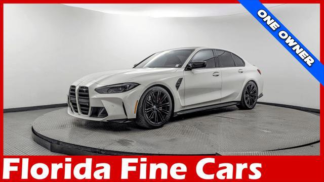 Used 2022 BMW M3 w/ M Carbon Exterior Package RWD image 1