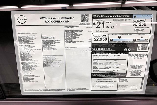 New 2026 Nissan Pathfinder Rock Creek image 43