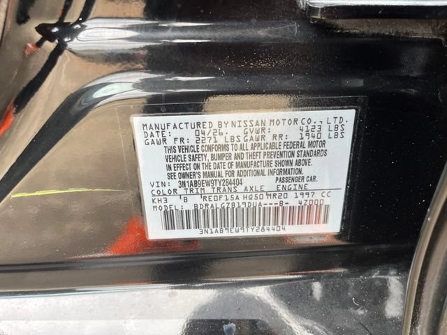 New 2026 Nissan Sentra SL w/ Floor Mat Package FWD image 25