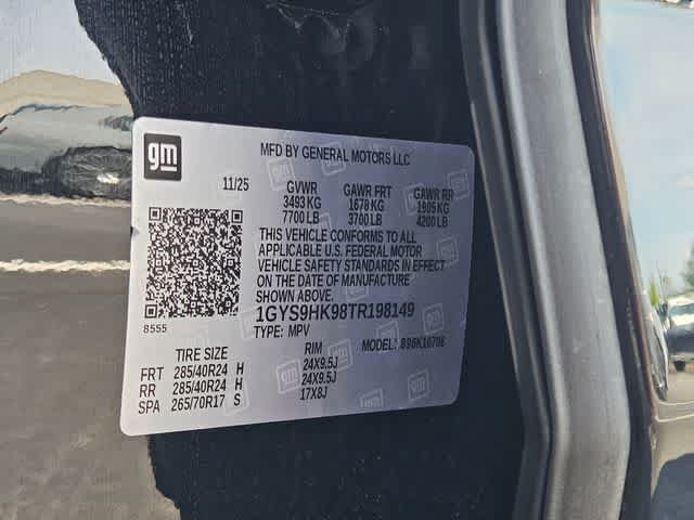 Used 2026 Cadillac Escalade V w/ LPO, ONYX Package AWD/4WD image 38