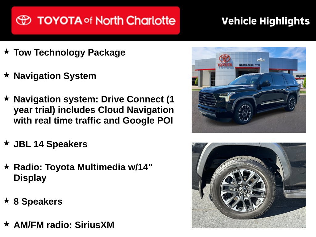 Used 2023 Toyota Sequoia Limited w/ Tow Technology Package AWD/4WD image 4