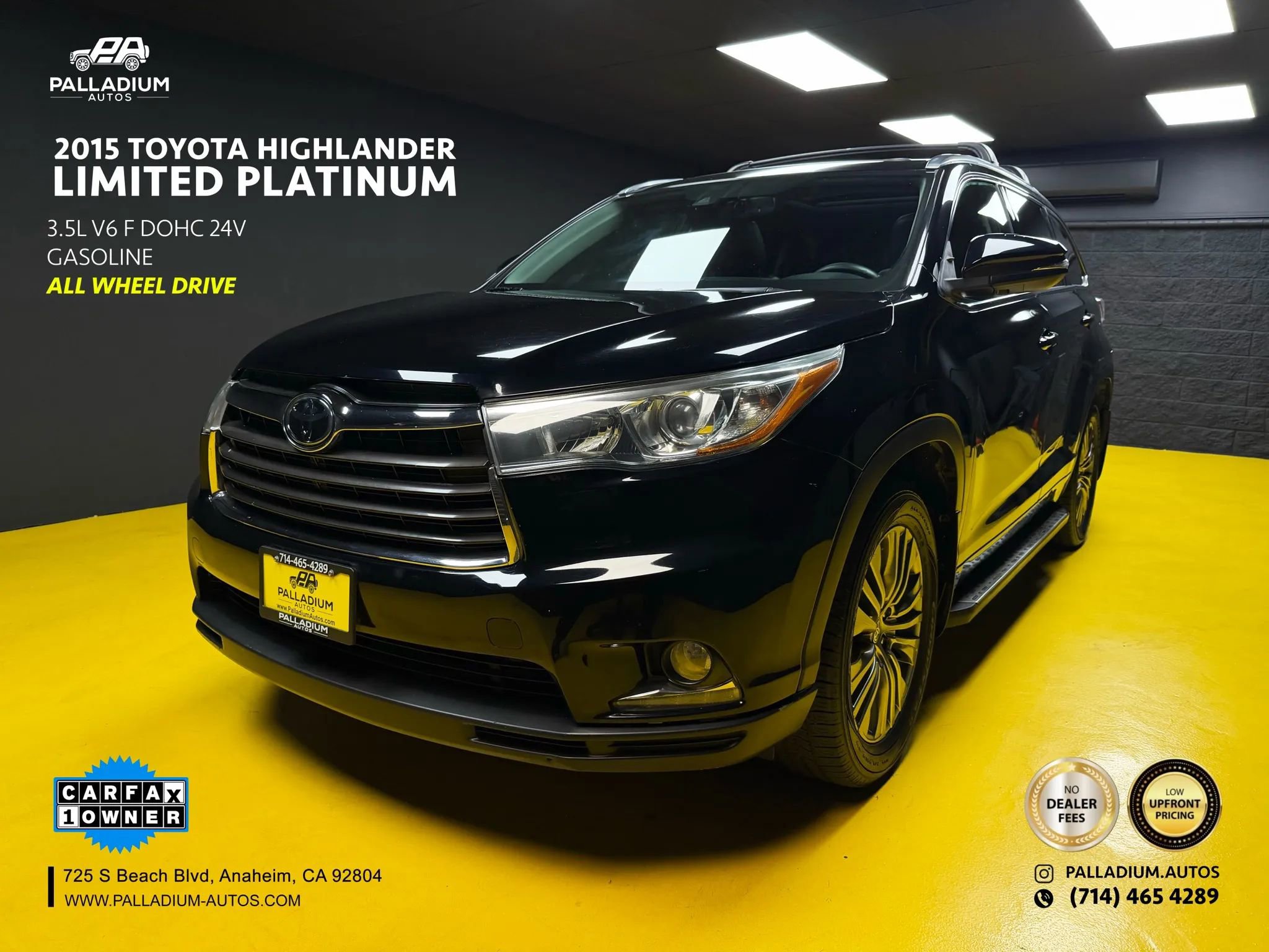 Used 2015 Toyota Highlander Limited Platinum