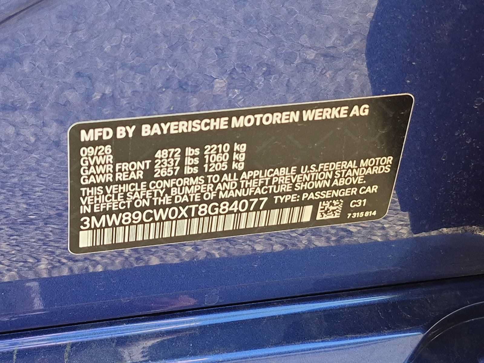 New 2026 BMW 330i xDrive Sedan w/ M Sport Package AWD/4WD image 38