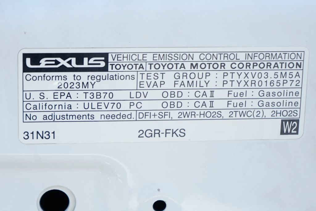 Used 2023 Lexus IS 350 F Sport w/ Memory Package RWD image 12