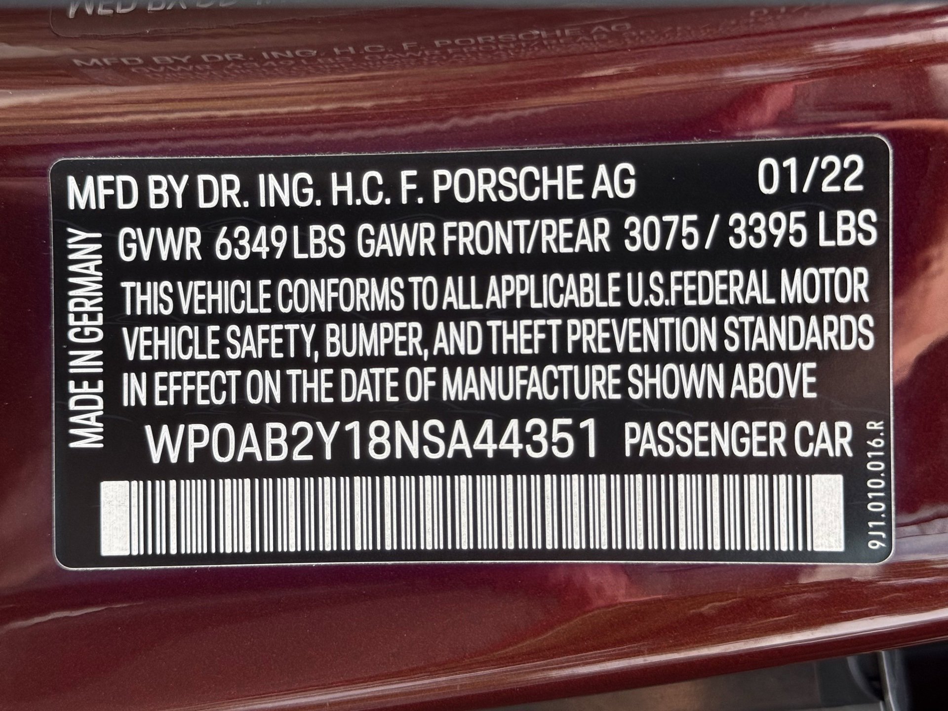 Certified 2022 Porsche Taycan 4S image 38