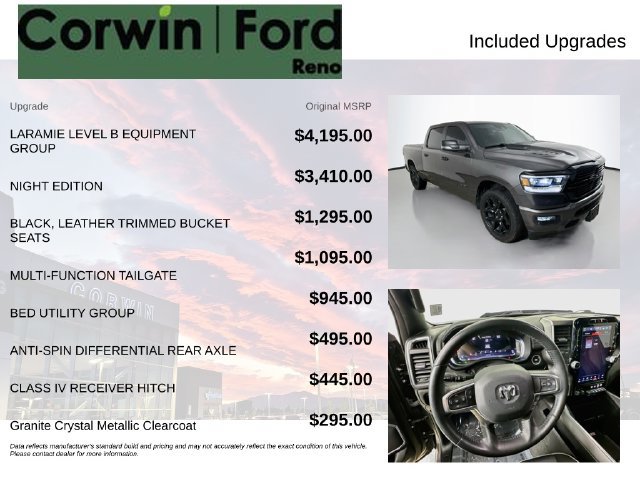 Used 2023 RAM 1500 Laramie AWD/4WD image 3