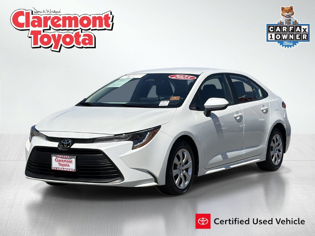 Certified 2025 Toyota Corolla LE FWD image 1