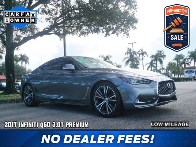Used 2017 INFINITI Q60 3.0t w/ Cargo Package RWD image 1