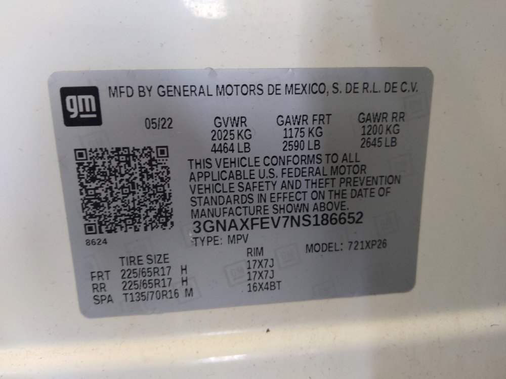 Used 2022 Chevrolet Equinox LS w/ LPO, Floor Liner Package FWD image 33