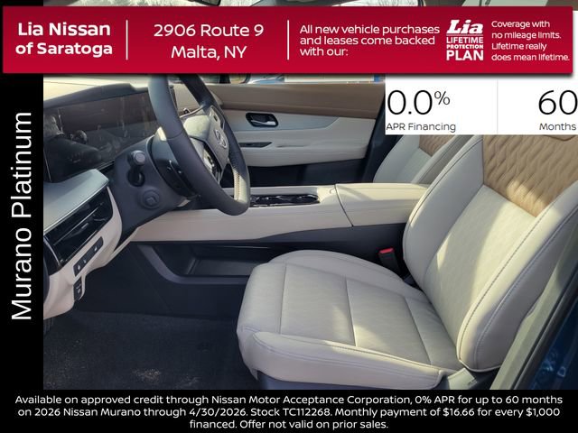 New 2026 Nissan Murano Platinum image 13