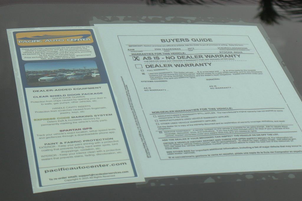 Used 2013 RAM 2500 Tradesman w/ Chrome Appearance Group image 47