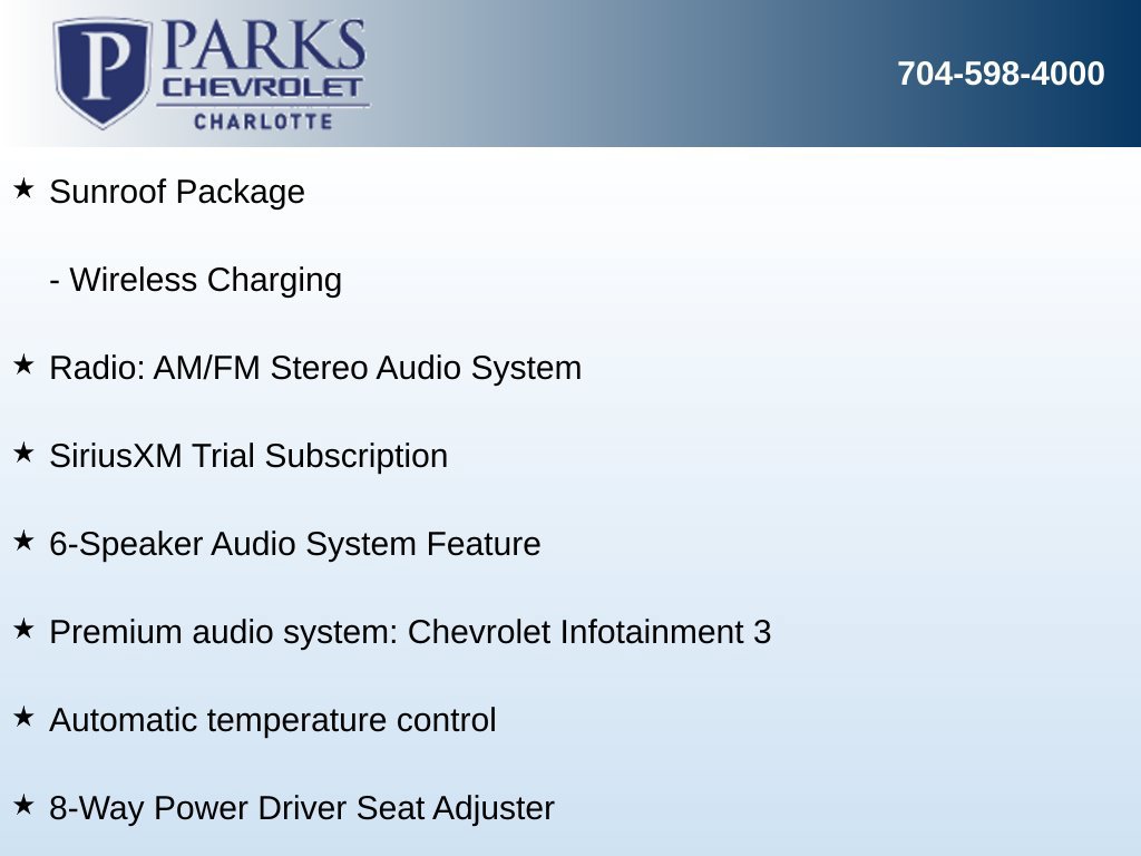 Used 2025 Chevrolet Trax RS w/ Sunroof Package FWD image 14