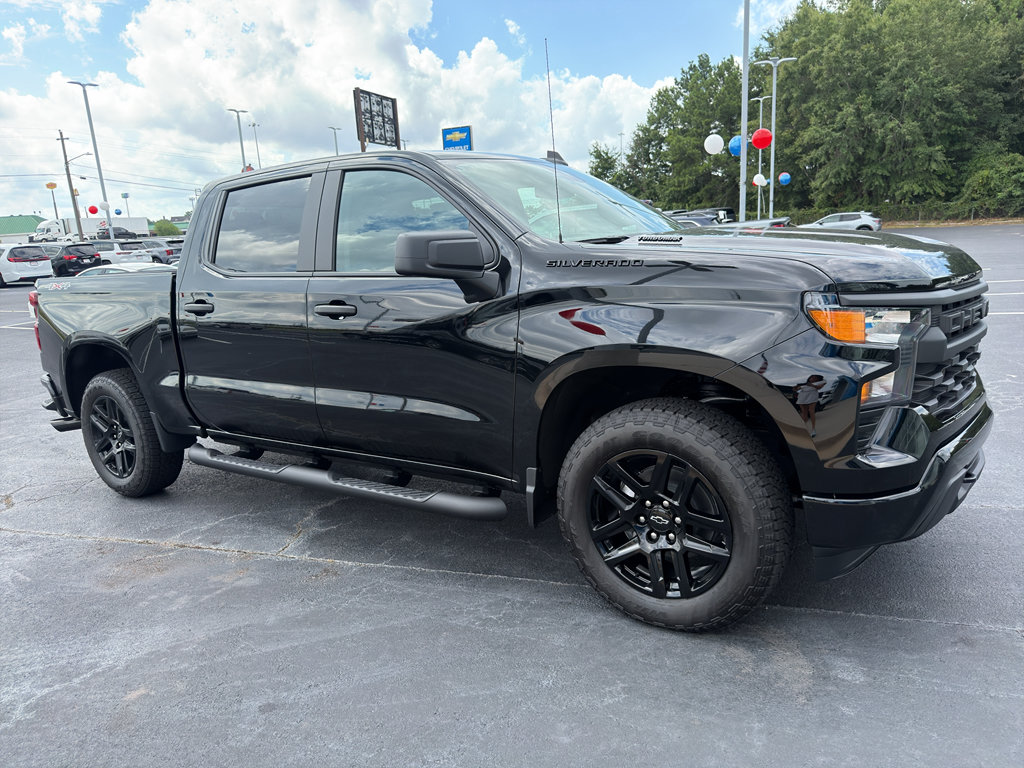 New 2026 Chevrolet Silverado 1500 Custom w/ Turbomax Blackout Package AWD/4WD image 2