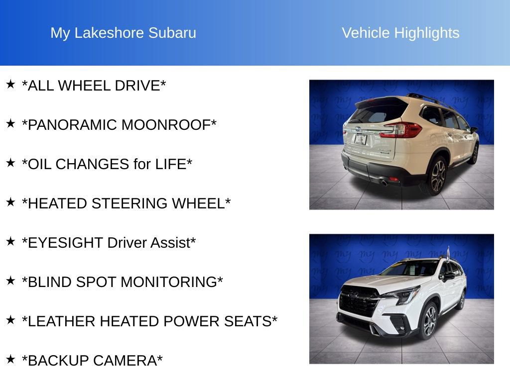 Certified 2025 Subaru Ascent Touring AWD/4WD image 6