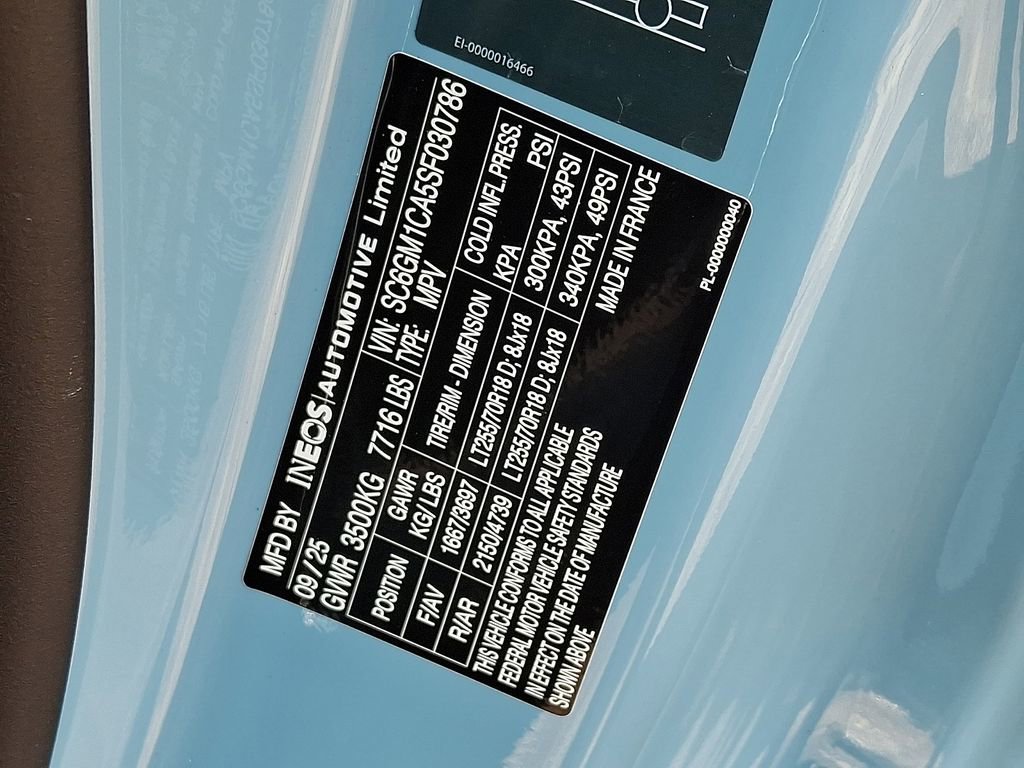 New 2025 INEOS Grenadier Fieldmaster Edition AWD/4WD image 12