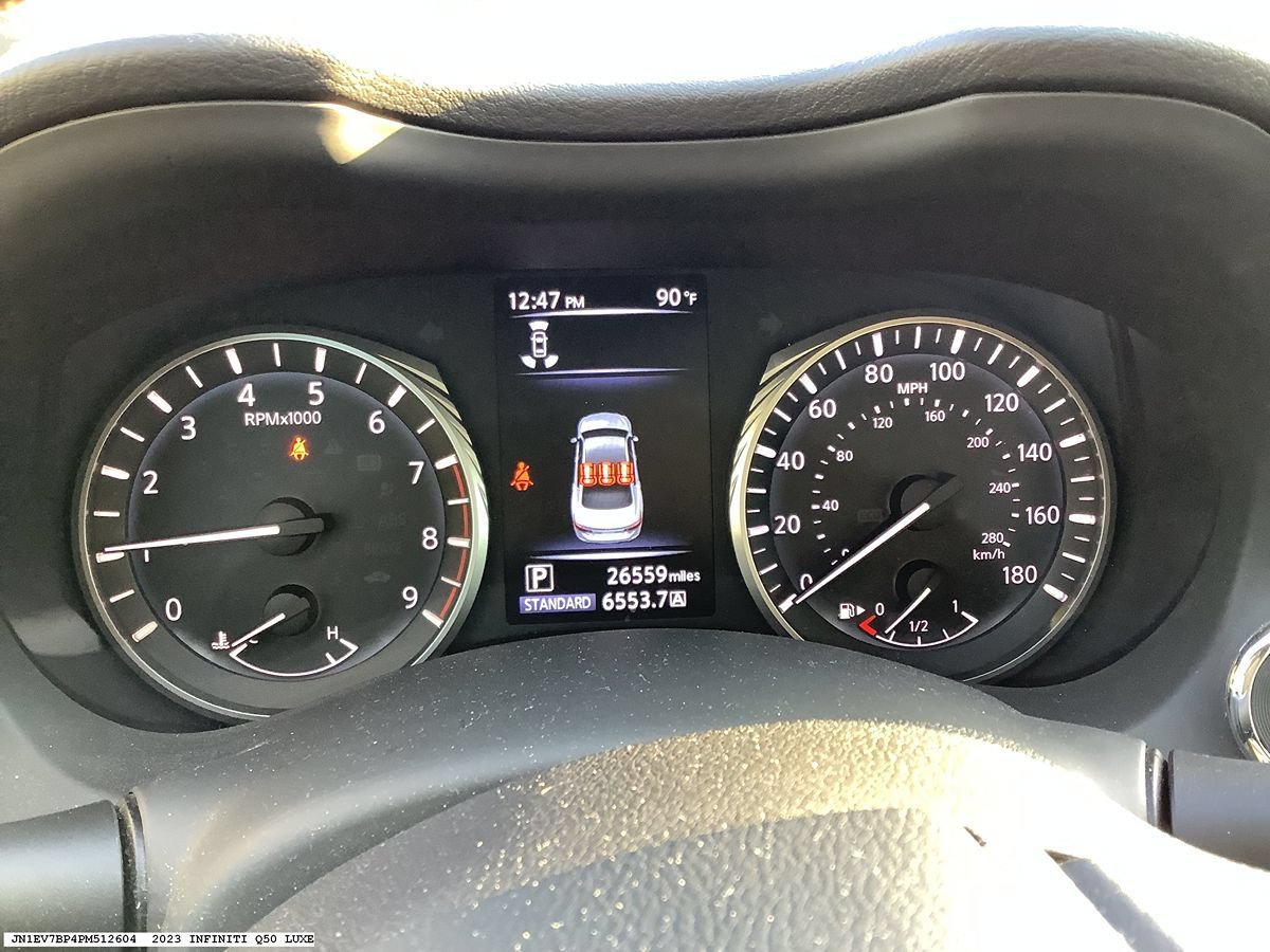 Used 2023 INFINITI Q50 Luxe w/ Cargo Package RWD image 12