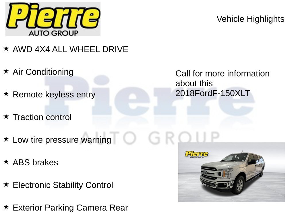 Used 2018 Ford F150 XLT w/ Trailer Tow Package AWD/4WD image 7