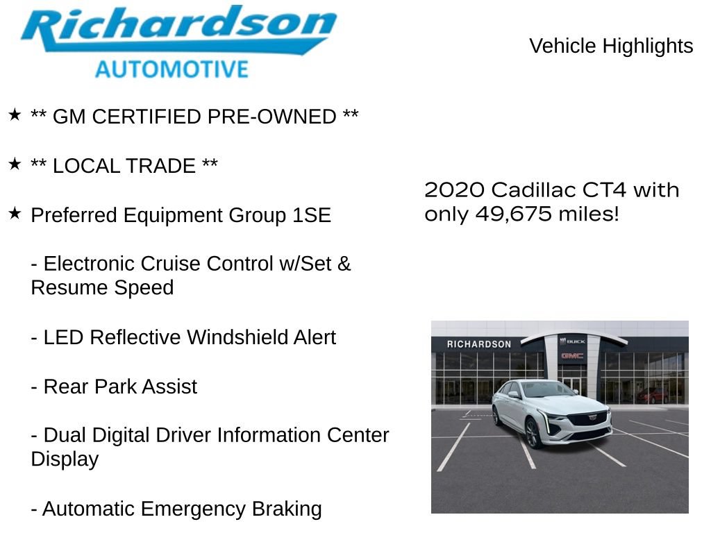 Used 2020 Cadillac CT4 Sport AWD/4WD image 11