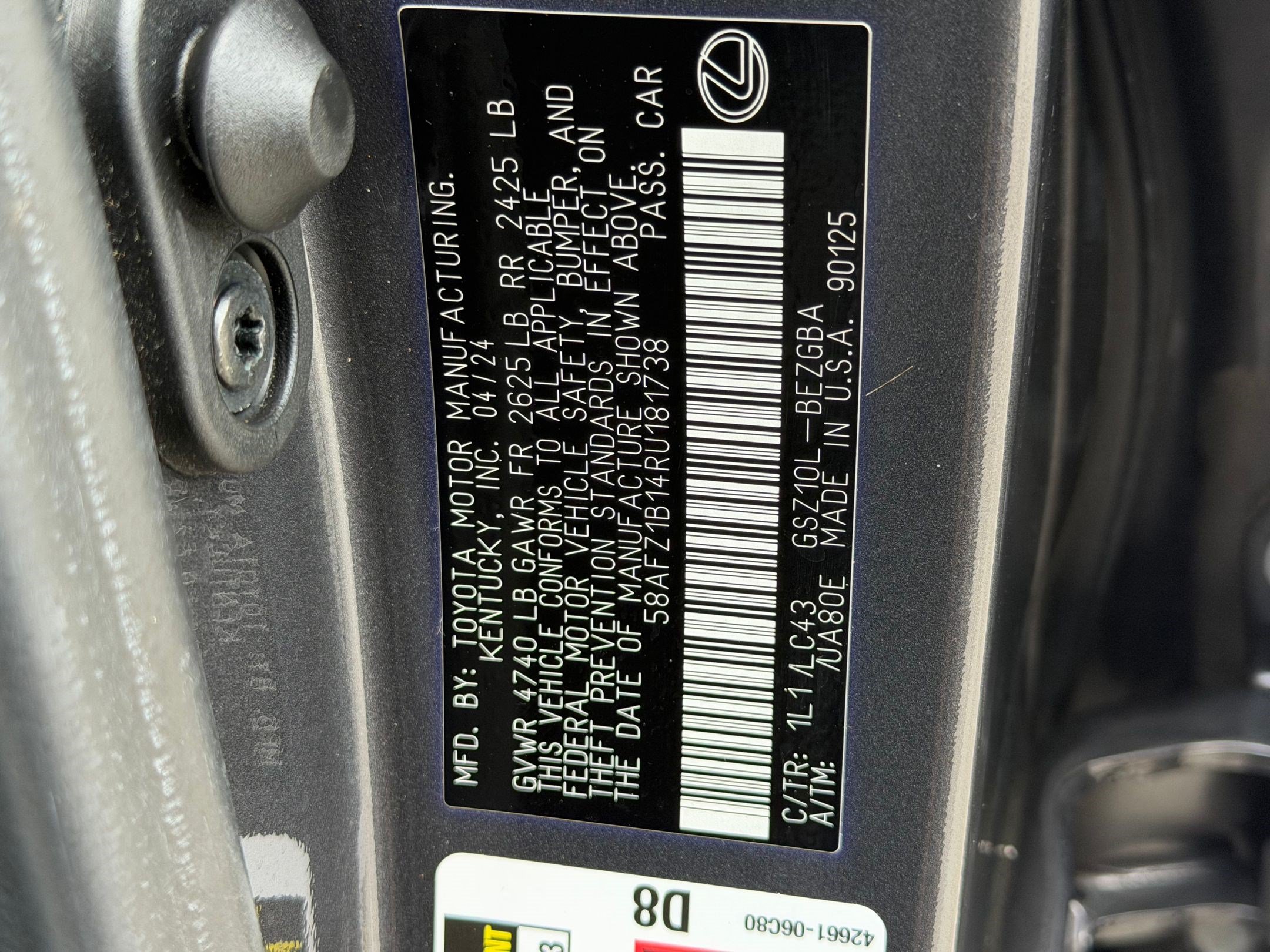 Used 2024 Lexus ES 350 Ultra Luxury FWD image 24