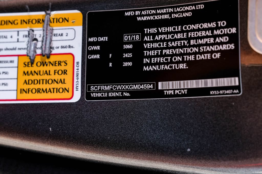 Used 2019 Aston Martin DB11 Volante RWD image 54