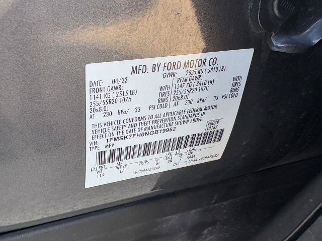 Certified 2022 Ford Explorer Limited w/ Equipment Group 301A RWD image 32