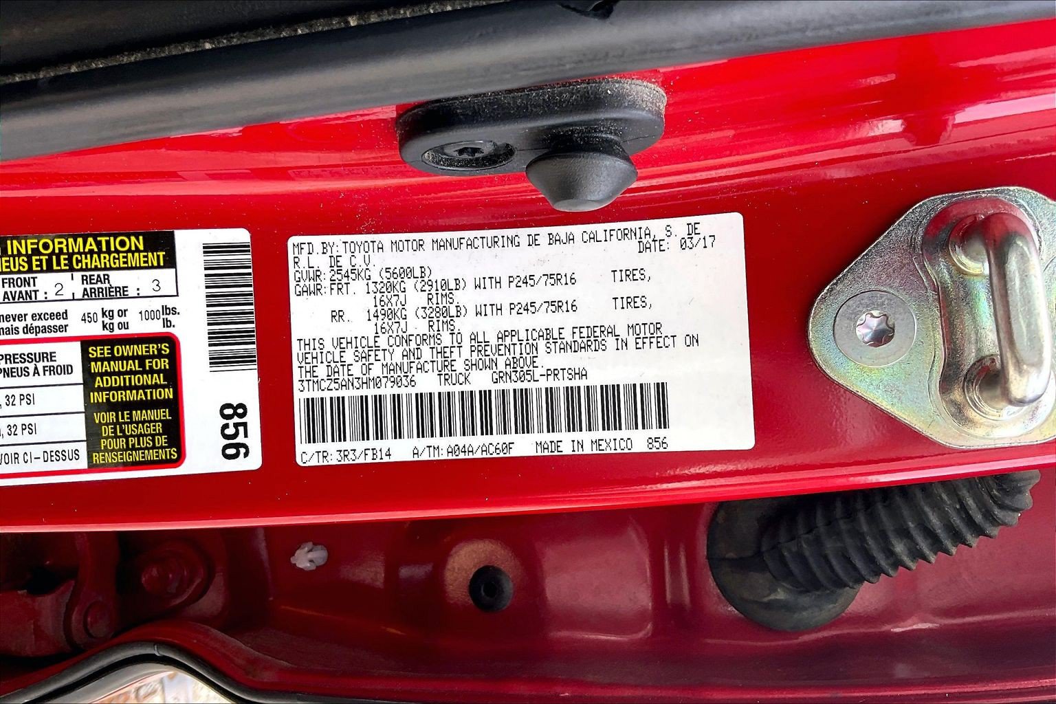 Used 2017 Toyota Tacoma SR w/ Tow Package AWD/4WD image 36
