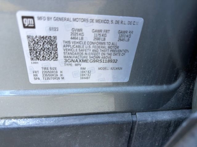 Used 2024 Chevrolet Equinox RS w/ RS Leather Package FWD image 33