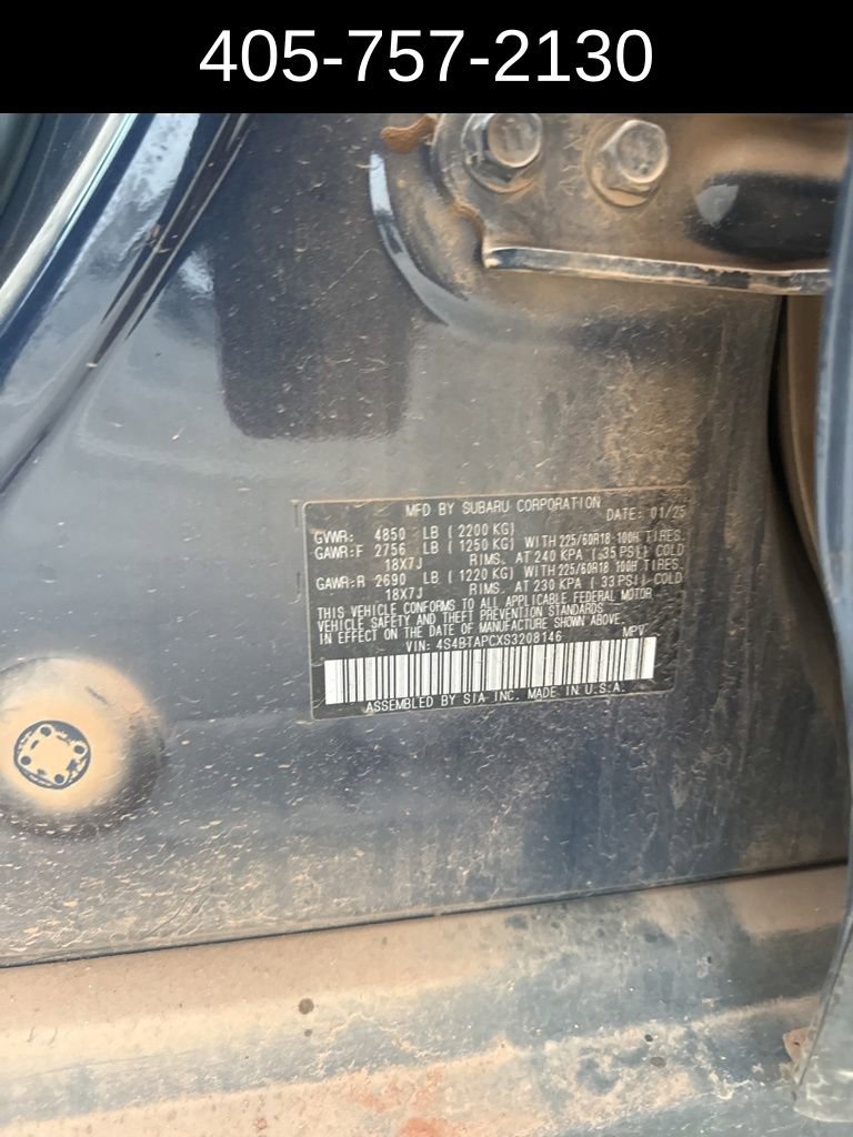 Used 2025 Subaru Outback Touring AWD/4WD image 6