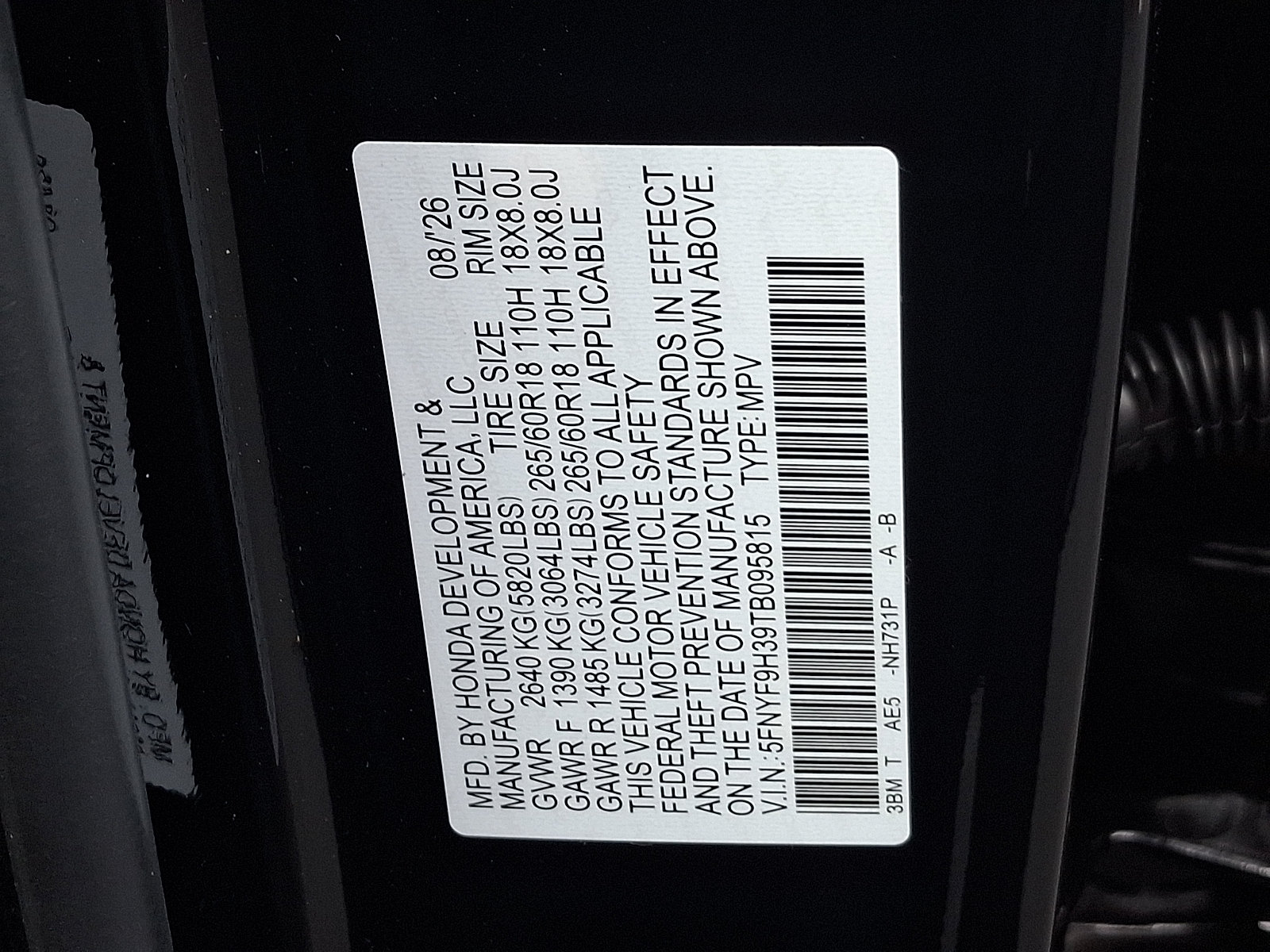 New 2026 Honda Passport RTL image 10