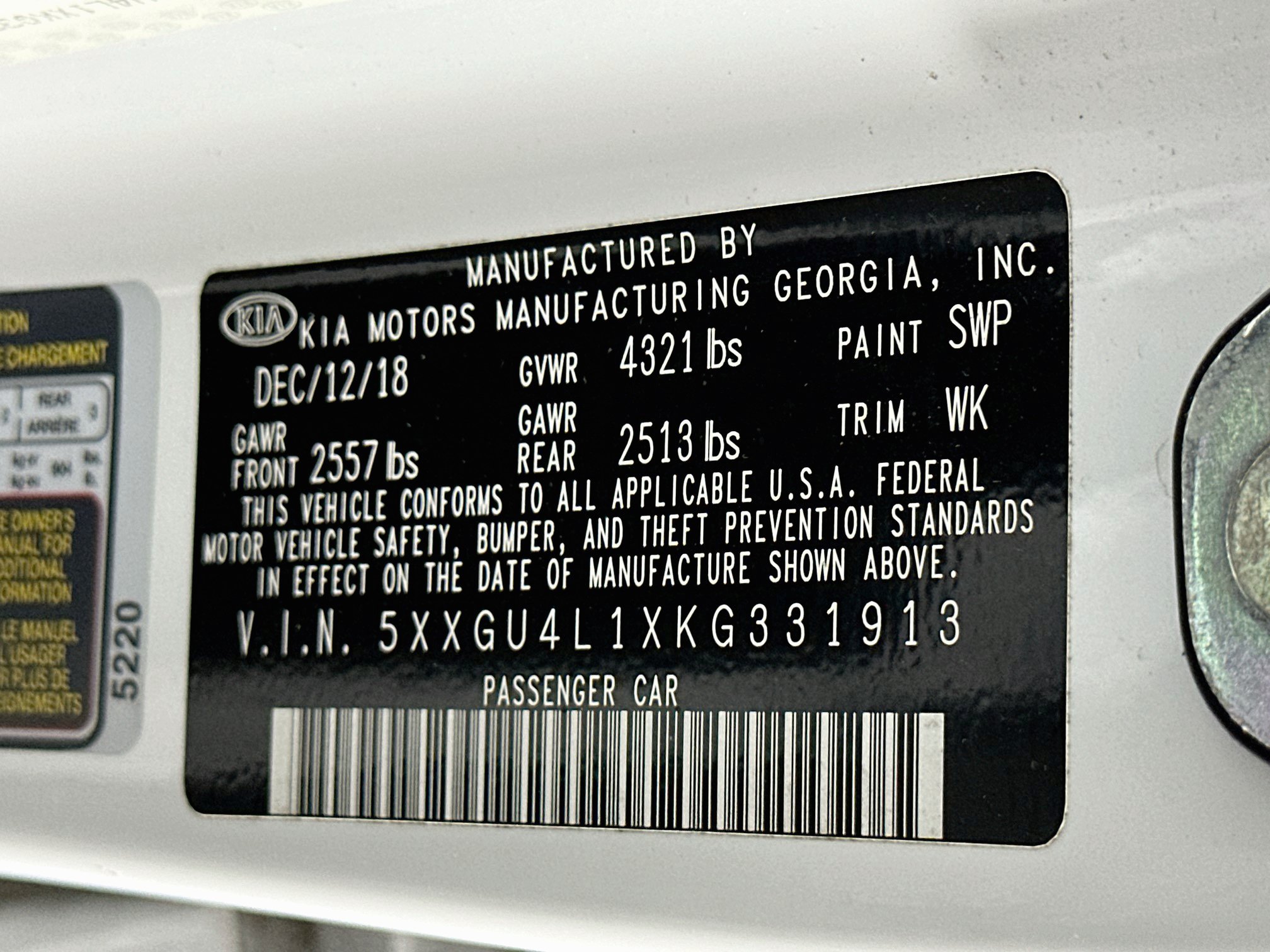 Used 2019 Kia Optima EX w/ EX Premium Package FWD image 12