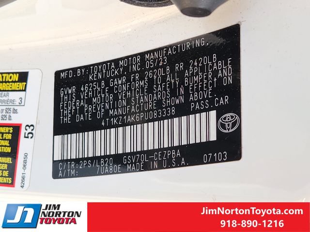 Used 2023 Toyota Camry XSE w/ Navigation Package FWD image 33