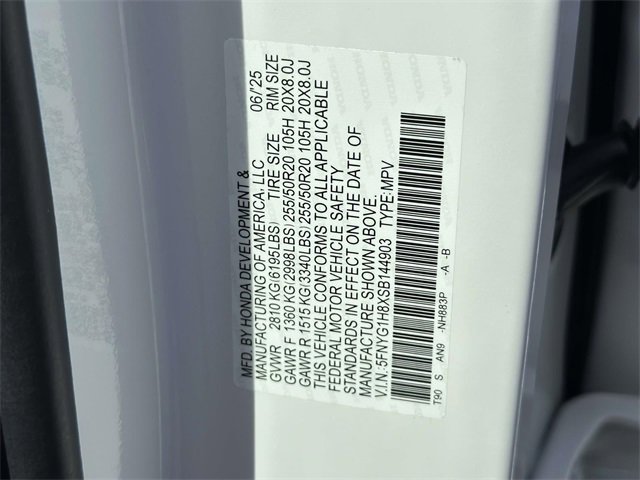 Certified 2025 Honda Pilot Elite image 30