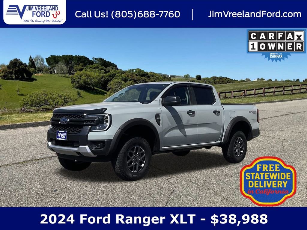 Used 2024 Ford Ranger XLT w/ Trailer Tow Package