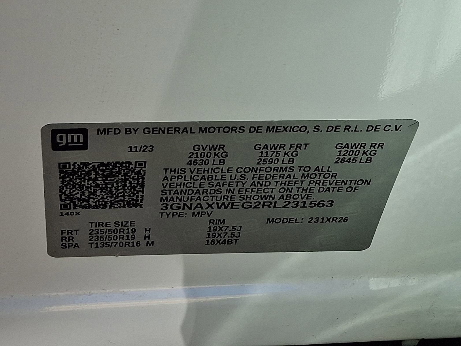 Used 2024 Chevrolet Equinox RS w/ RS Leather Package AWD/4WD image 26