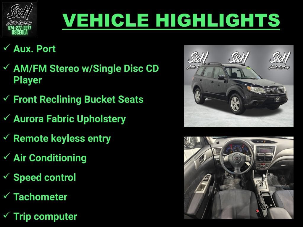Used 2010 Subaru Forester 2.5X AWD/4WD image 3