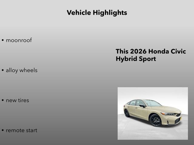 New 2026 Honda Civic Sport image 15