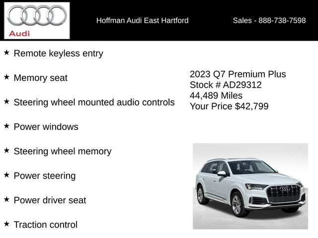 Used 2023 Audi Q7 3.0T Premium Plus w/ Premium Plus Package AWD/4WD image 24
