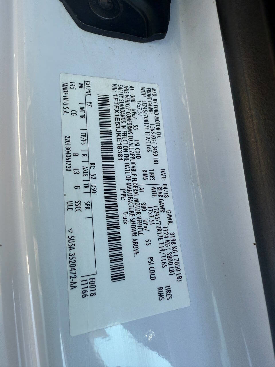 Used 2018 Ford F150 XL w/ Equipment Group 101A Mid image 34